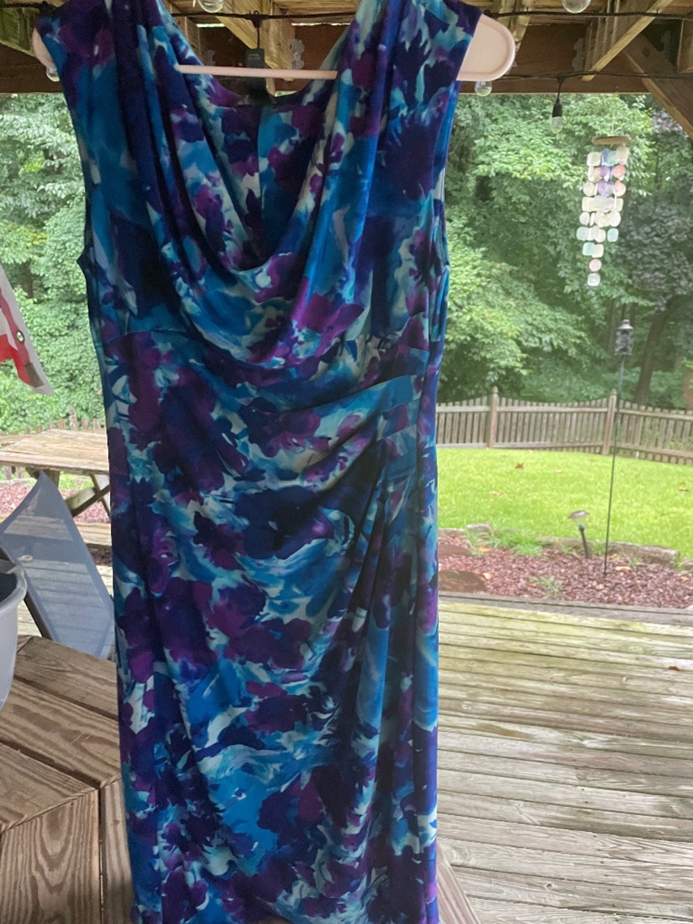 Stunning Ralph Lauren garden party cow neck  dress